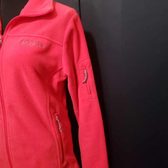Columbia Fleece Red Jacket - Picture 6 of 8